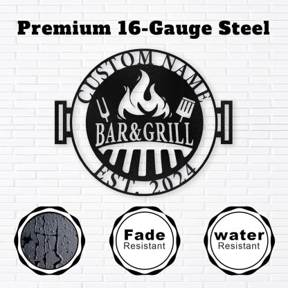 Custom Wine Metal Sign, Hanging Kitchen Wall Decor, Personalized Metal Art for Home & Kitchen-MetalsignX