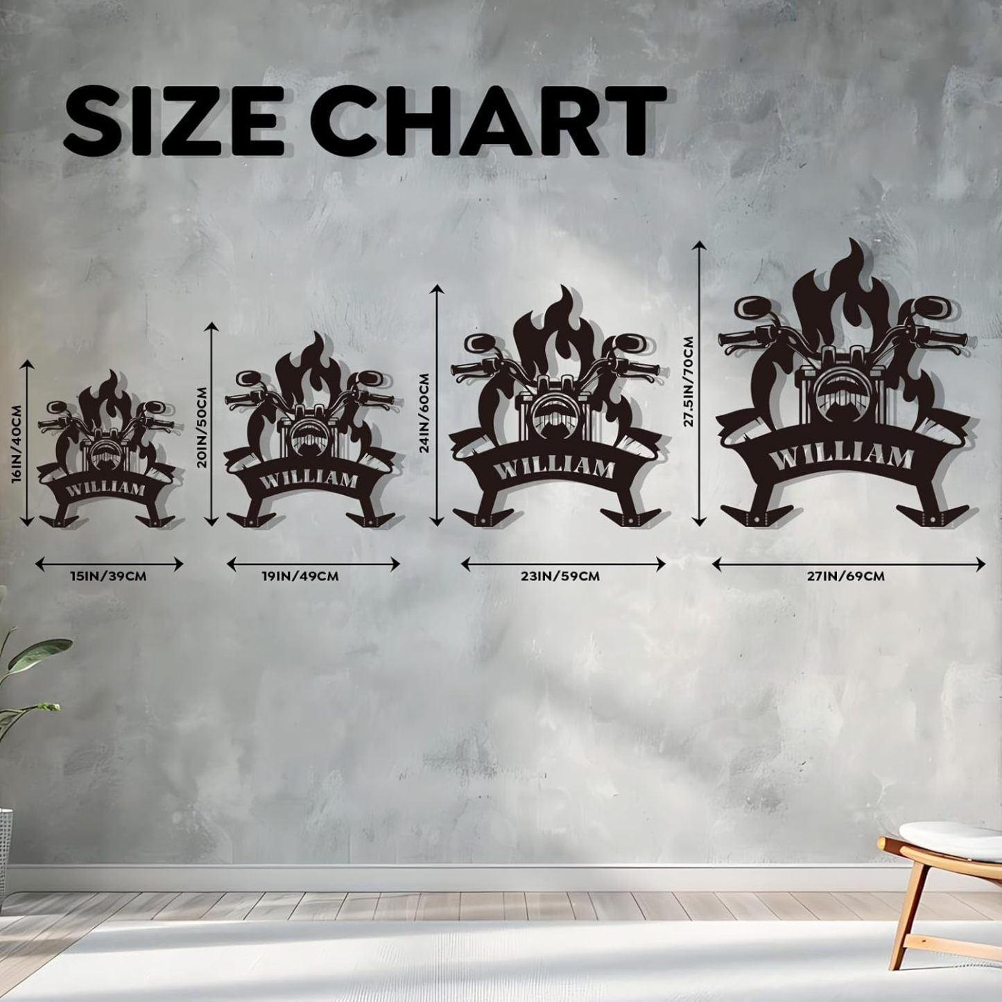 Custom Motorcycle Gear Organizer & Display, Heavy, Duty Metal Helmet Rack-MetalsignX