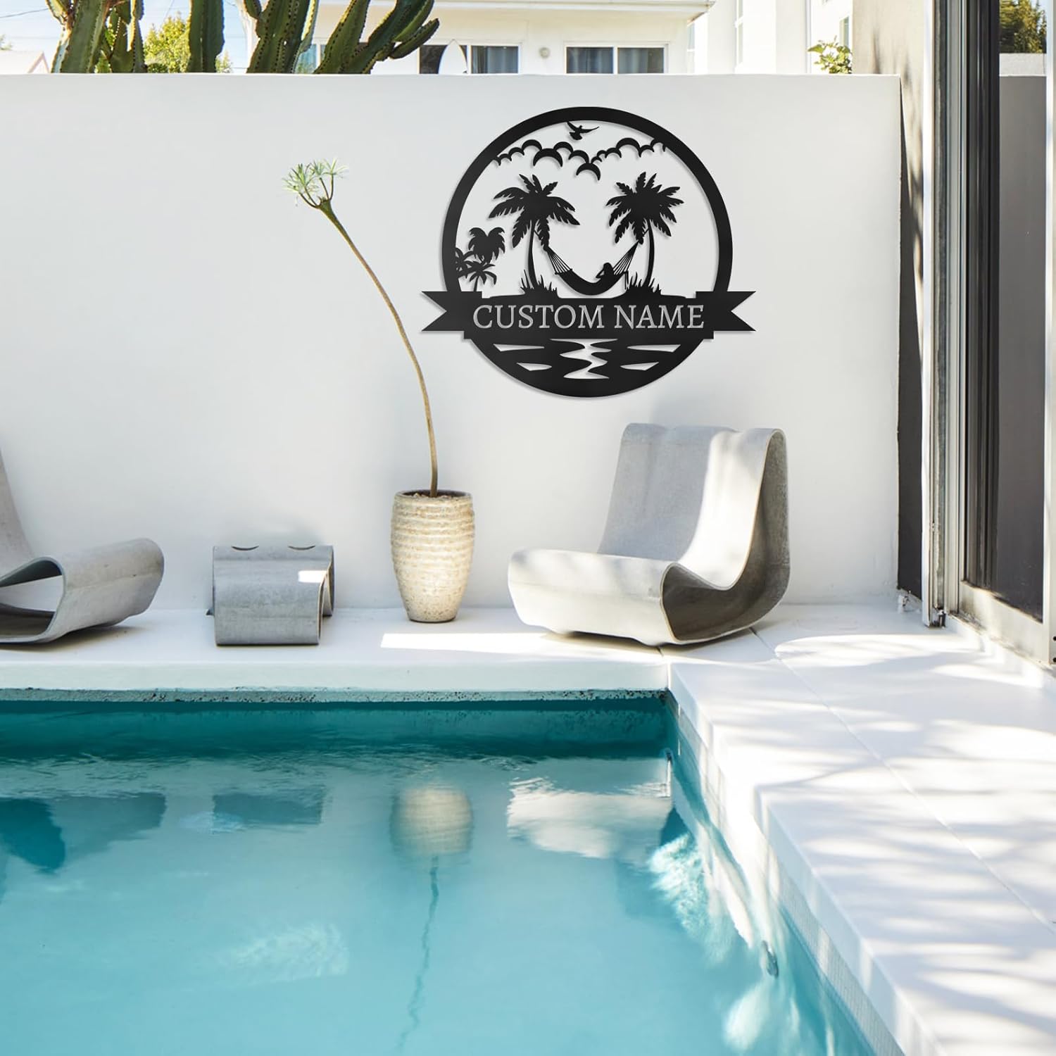 Personalized Lighthouse Metal Sign – Custom Nautical Outdoor Wall Decor for Beach House & Cabin-MetalsignX