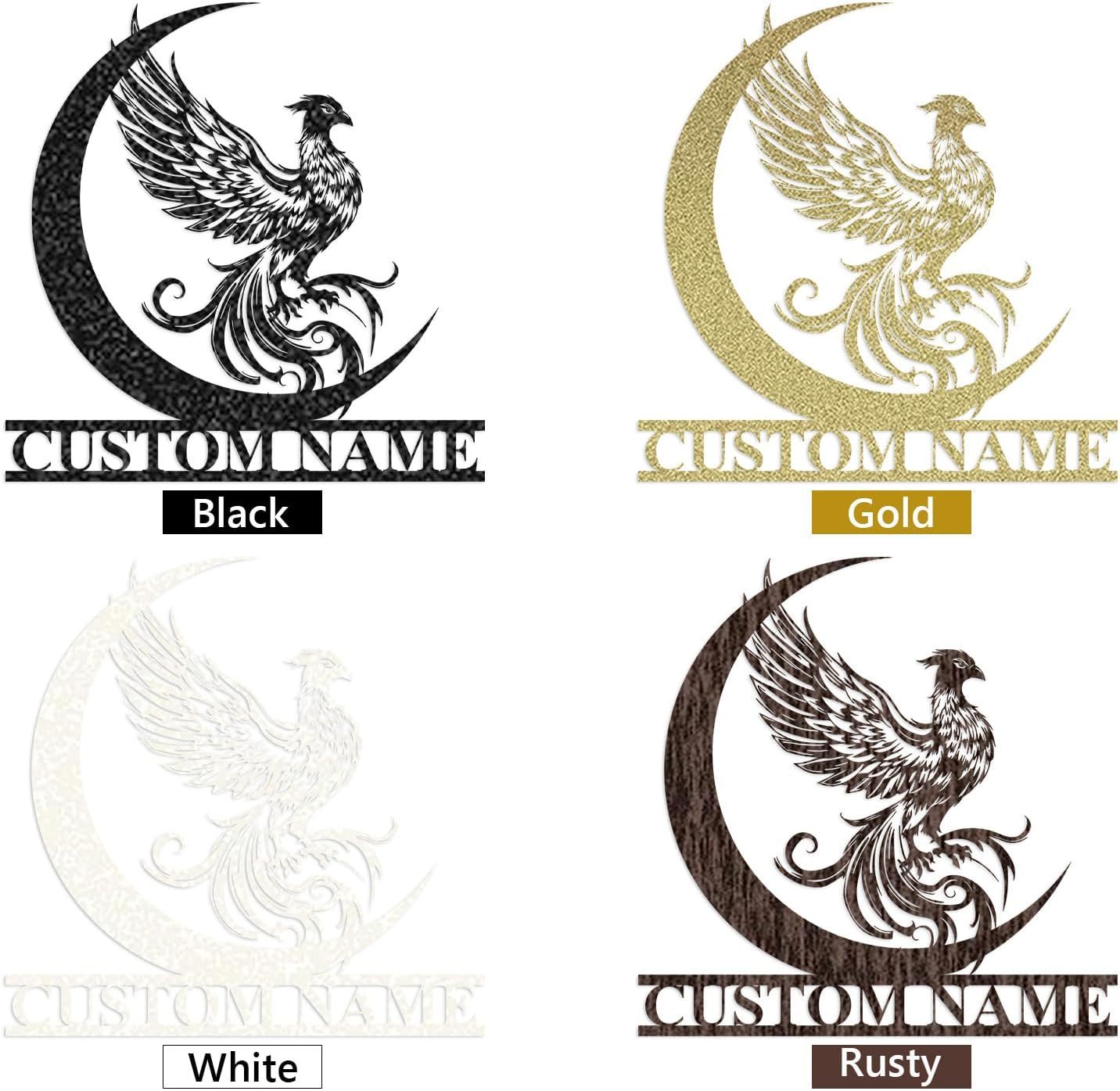 Custom Iron Animal Signs - Personalized Metal Wall Decor with Dragon, Bear, Fox & More-MetalsignX