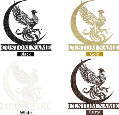 Custom Iron Animal Signs - Personalized Metal Wall Decor with Dragon, Bear, Fox & More-MetalsignX