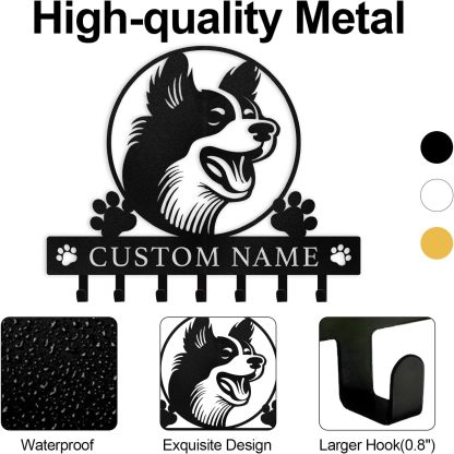 Personalized Key Holder on Wall, Custom Key Hanger Wall Mount with Name-MetalsignX