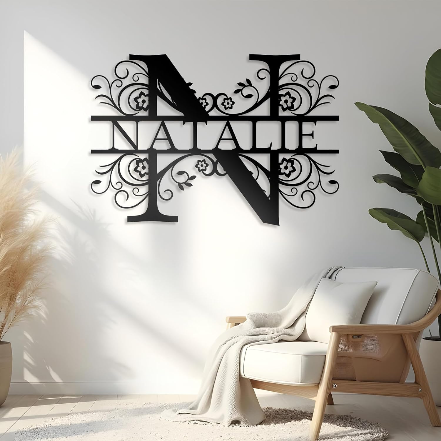 Personalized Metal Bear Sign, Custom Family Last Name Sign | Rustic Cabin and Outdoor Wall Decor-MetalsignX