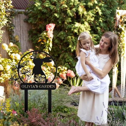 Personalized Garden Signs  | Garden Signs Decorative Outdoor | Gardening Decor Gifts-MetalsignX