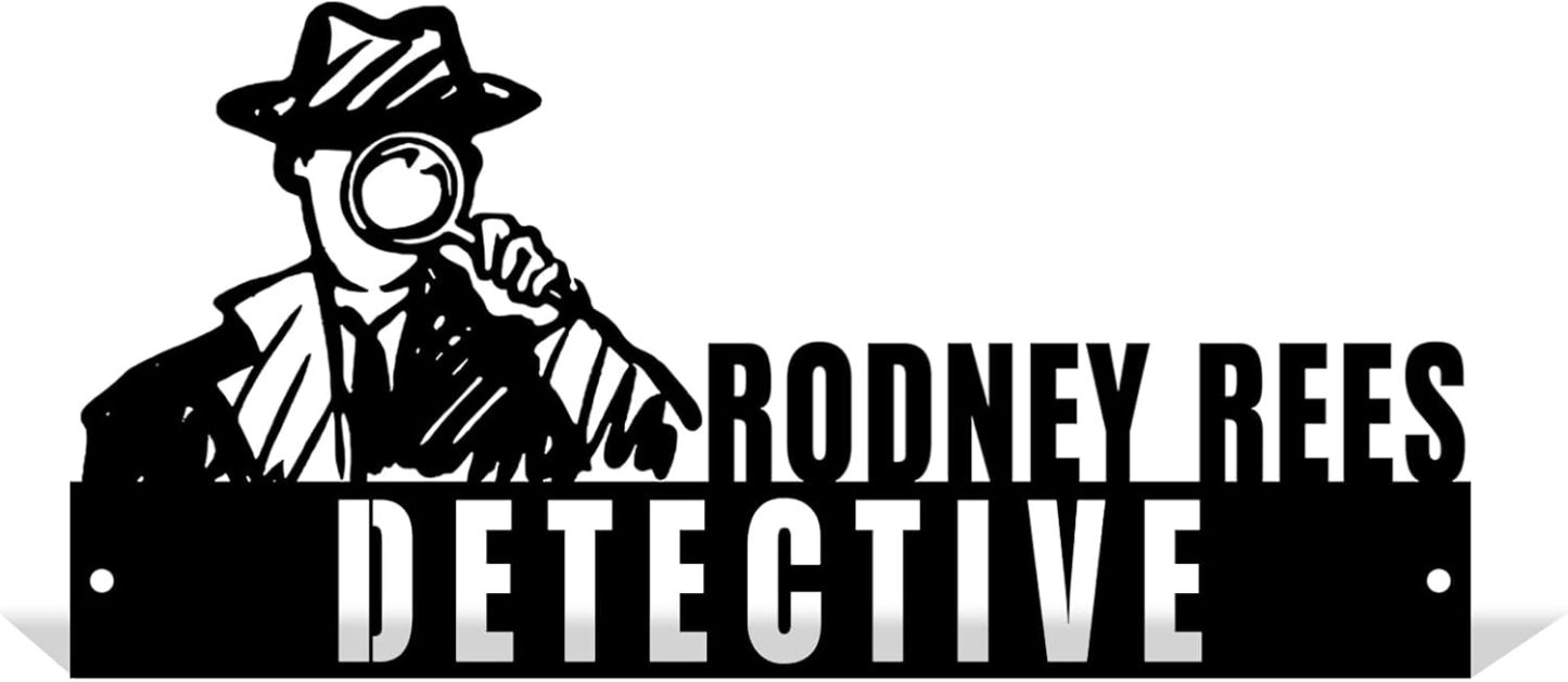  Custom Family Name Plate for Desk, Metal Sign Name Tags, Personalized Desk Accessories-MetalsignX