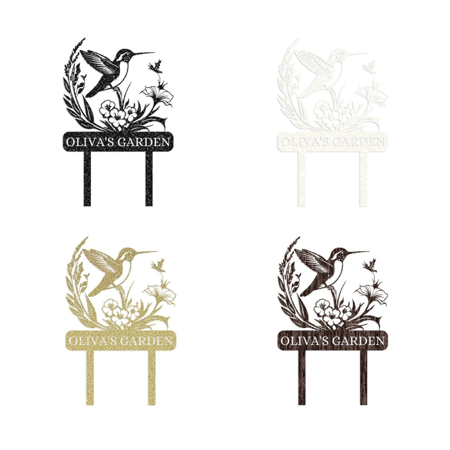 Personalized Garden Signs, Custom Bird Garden Stake Metal Sign-MetalsignX