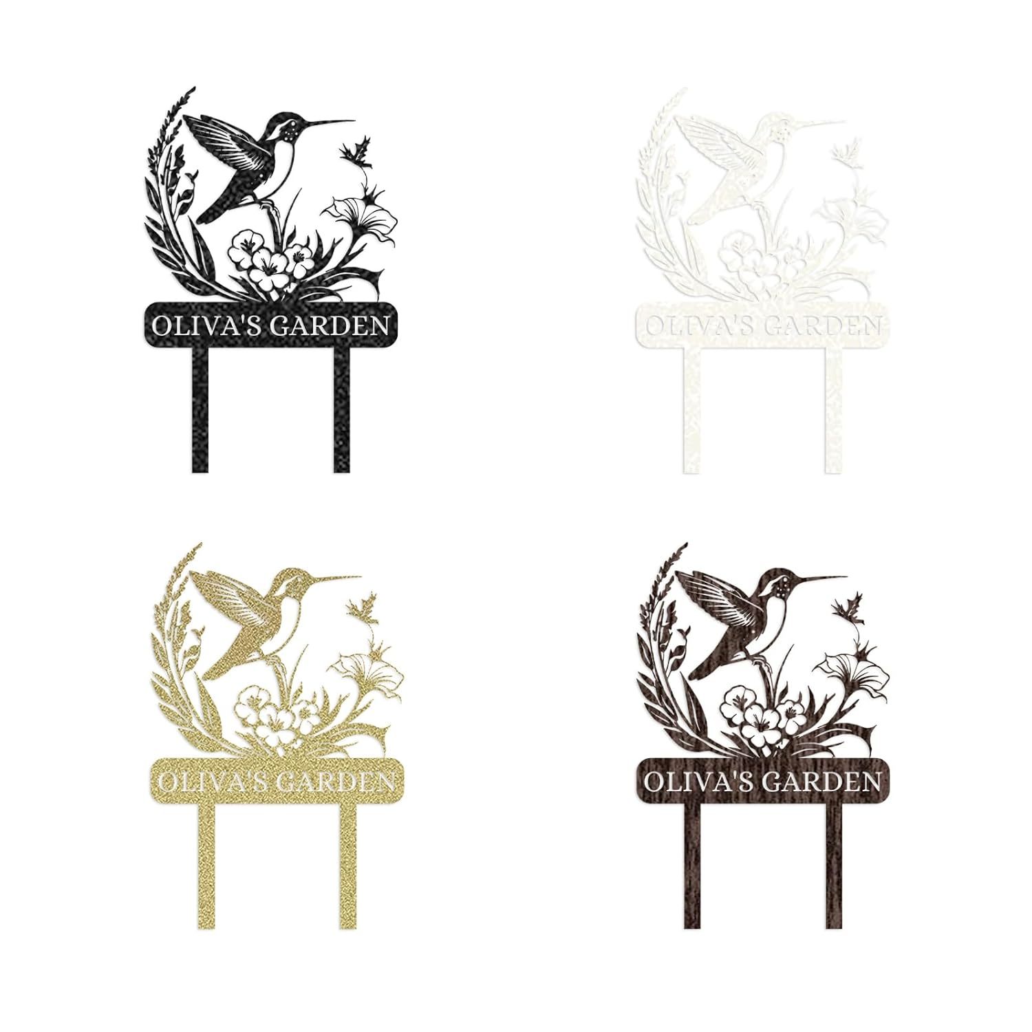 Personalized Garden Signs, Custom Bird Garden Stake Metal Sign-MetalsignX