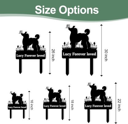 Personalized Pet Memorial Garden Stake, Custom Cat Headstone for Outdoor Decor | Memorial Plaque for Lost Pets-MetalsignX