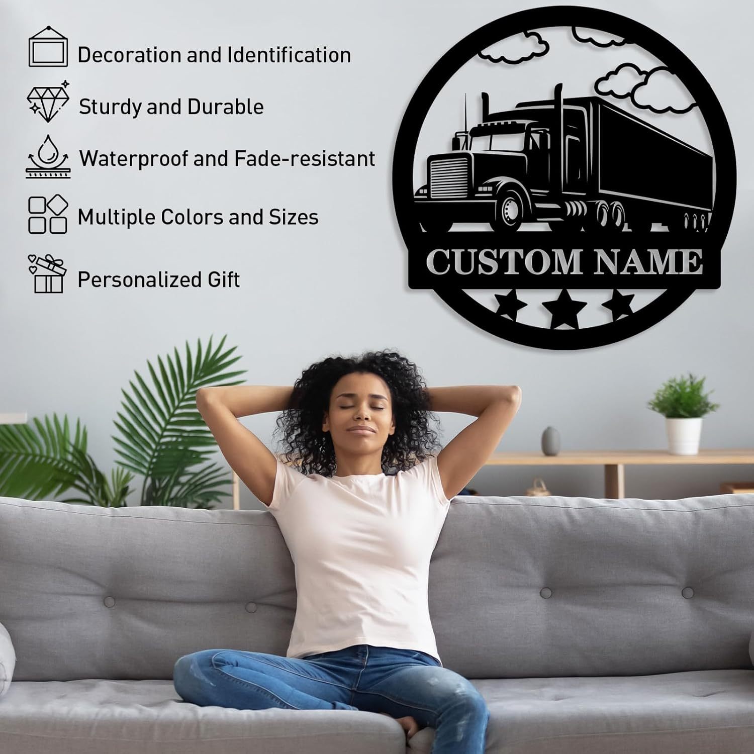 Personalized Beach Metal Sign, Custom Flamingo Metal Name Sign-MetalsignX