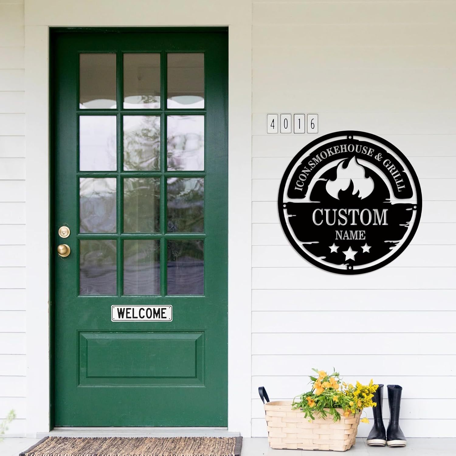 Custom Camping Signs, Campfire Metal Decor, Family Name Wall Art, RV & Camper Gifts-MetalsignX