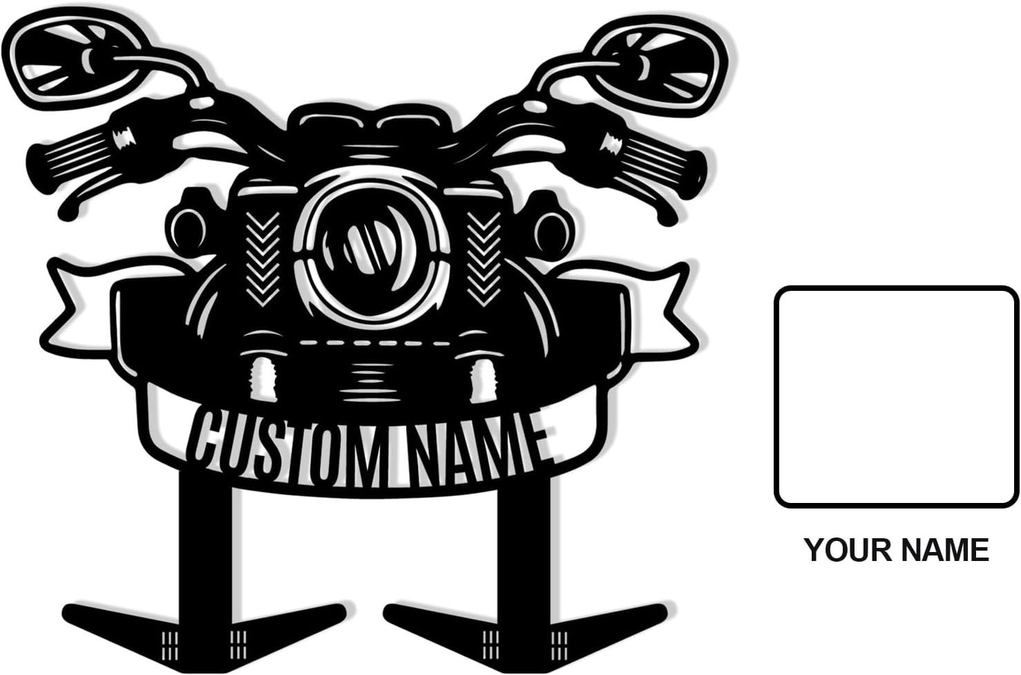 Custom Metal Motorcycle Helmet Holder Wall Mount-MetalsignX