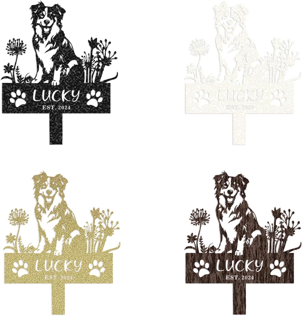 Rustic Iron Pet Memorial , Personalized Sign for Honoring Cats & Dogs-MetalsignX