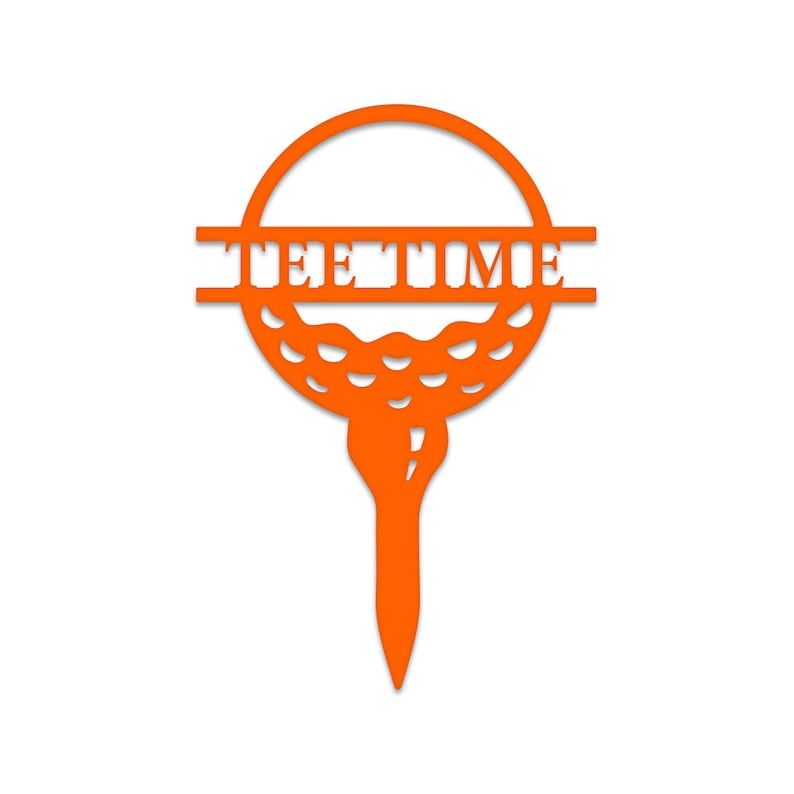 Golf Tee Custom Monogram Metal Sign, Wall Art Decor, Personalized Metal Sign, Personalized Name, Metal Name Sign, Kids Sign, Sports, PGA