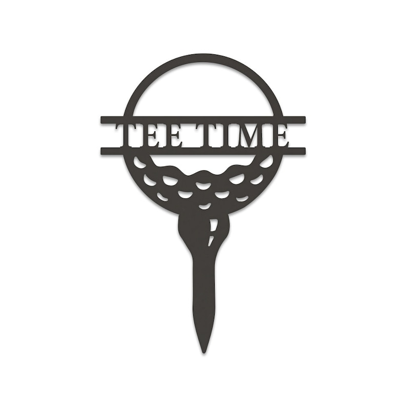 Golf Tee Custom Monogram Metal Sign, Wall Art Decor, Personalized Metal Sign, Personalized Name, Metal Name Sign, Kids Sign, Sports, PGA