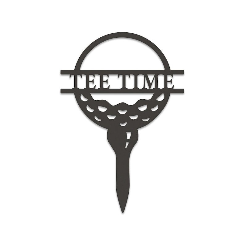 Golf Tee Custom Monogram Metal Sign, Wall Art Decor, Personalized Metal Sign, Personalized Name, Metal Name Sign, Kids Sign, Sports, PGA