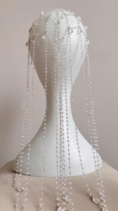 Stars Twinkle Bead Net Jewelry Veil