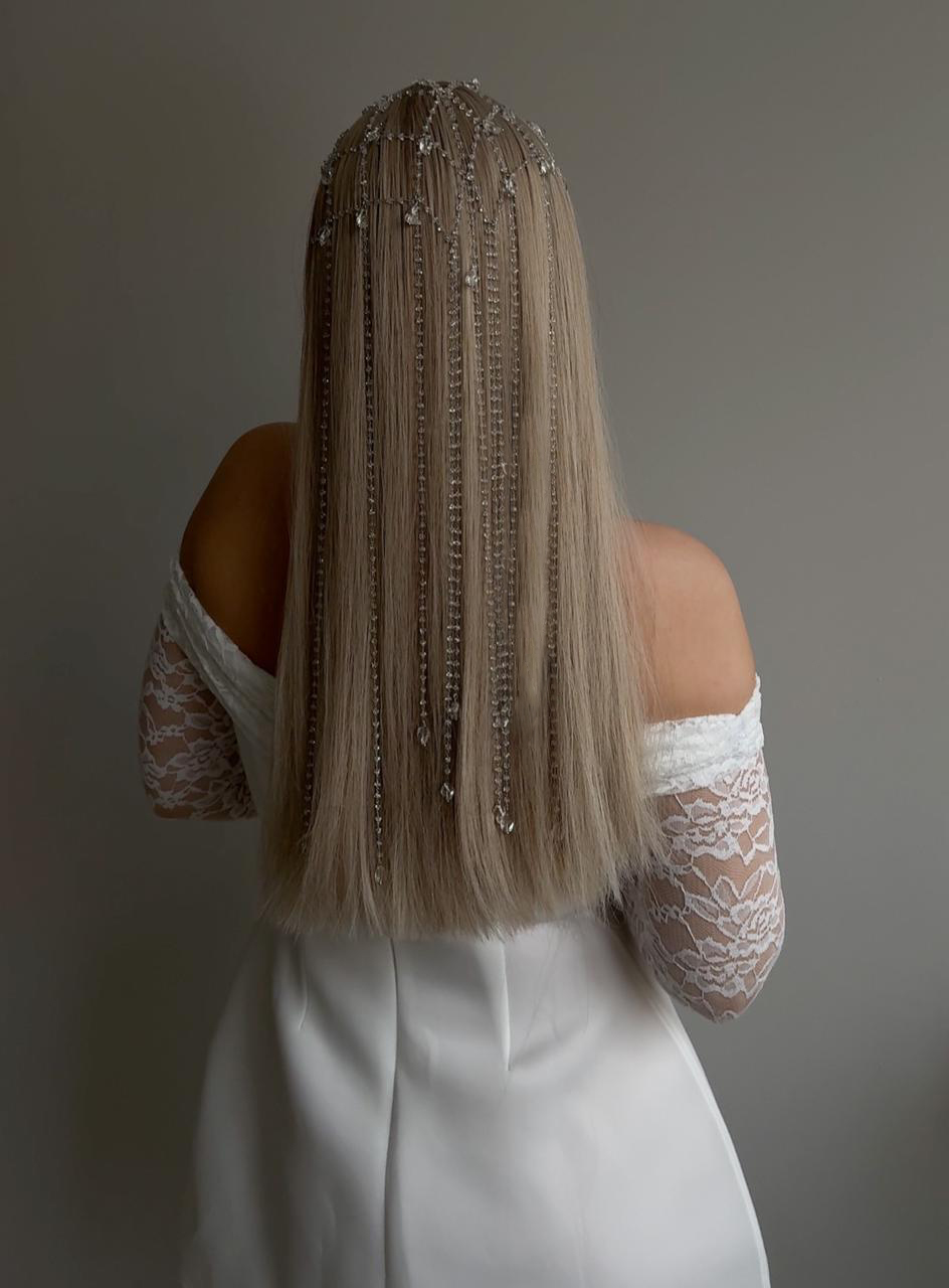 Stars Twinkle Bead Net Jewelry Veil