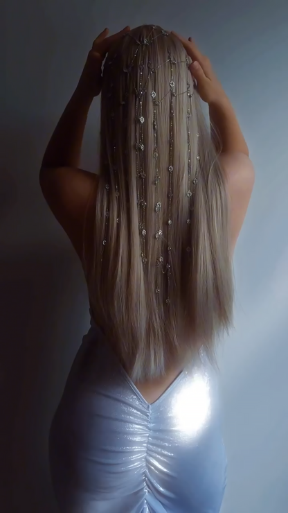 Lilac Fairy Jewel Veil