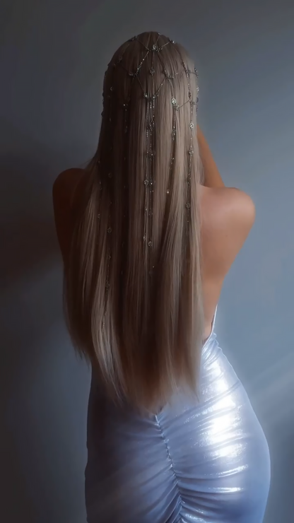 Lilac Fairy Jewel Veil