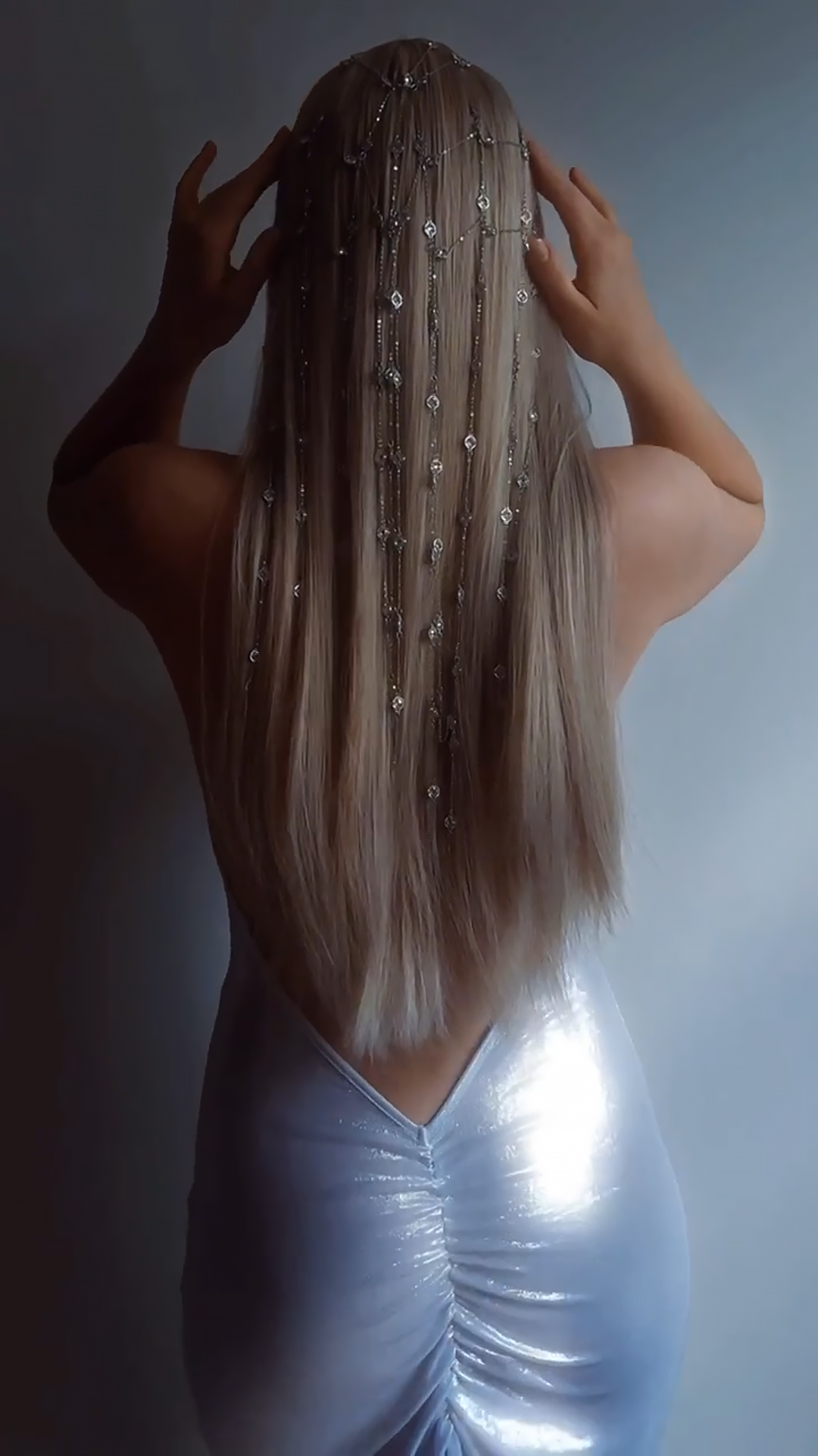 Lilac Fairy Jewel Veil