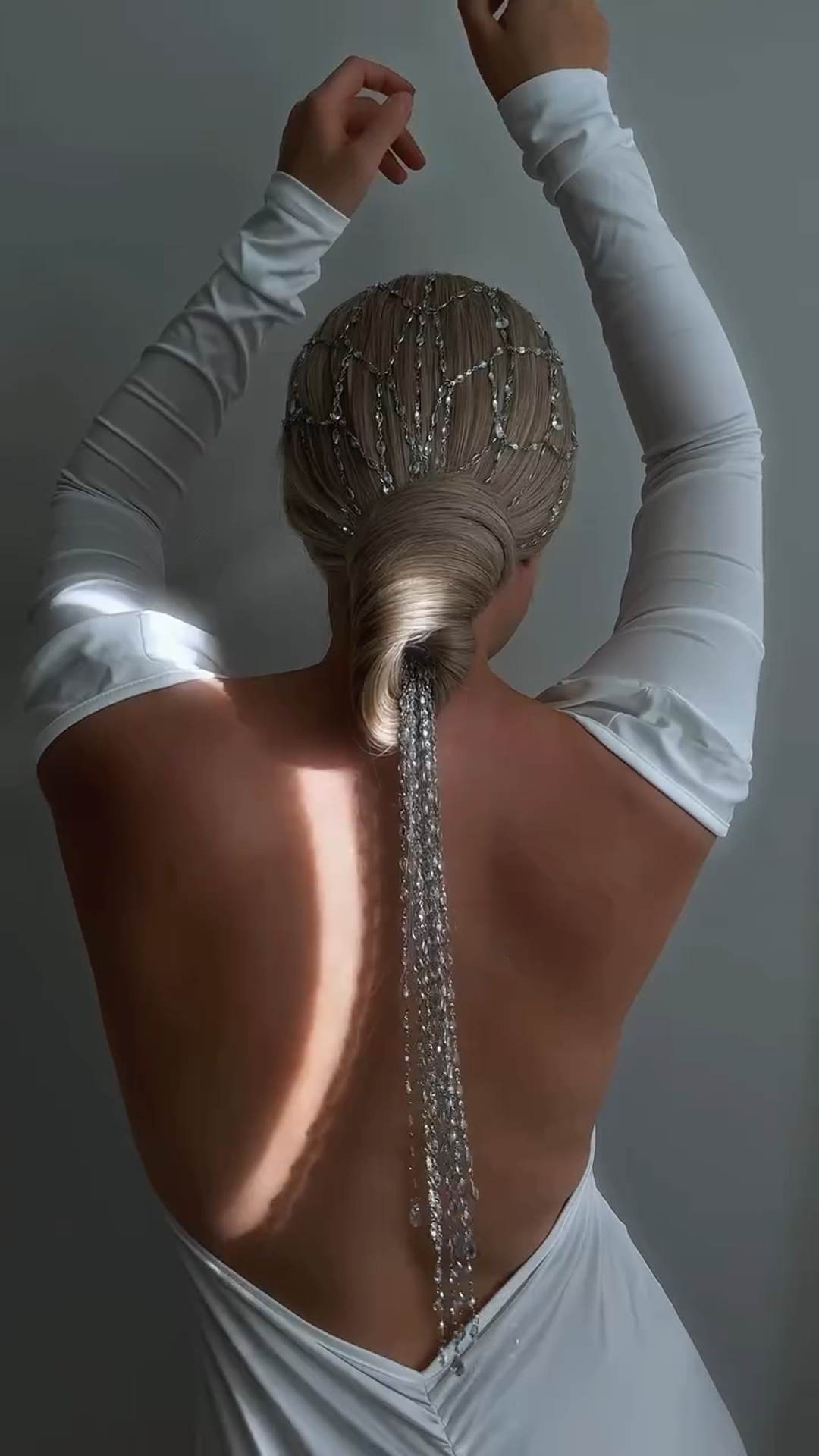 Moonlight Dream Chain Tassel Net Veil