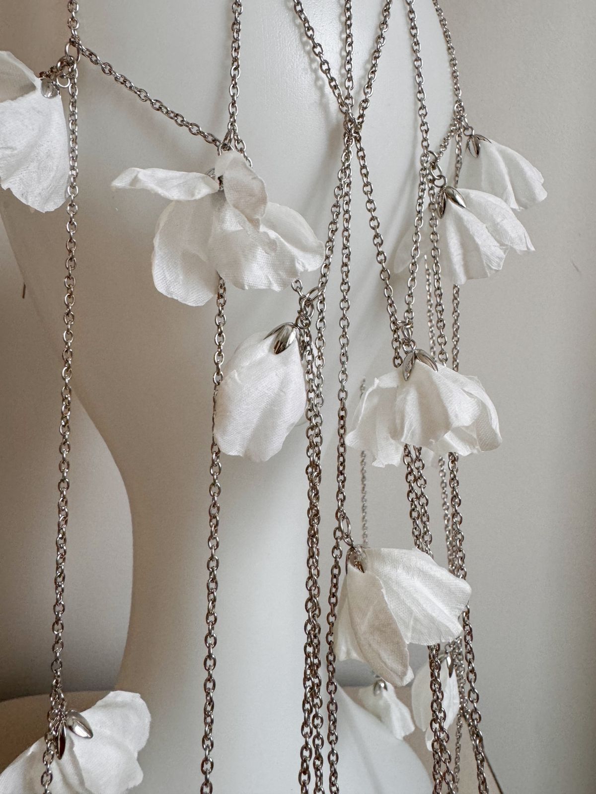 Jasmine Bead Net Jewelry Veil