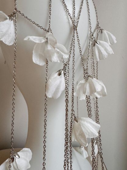 Jasmine Bead Net Jewelry Veil