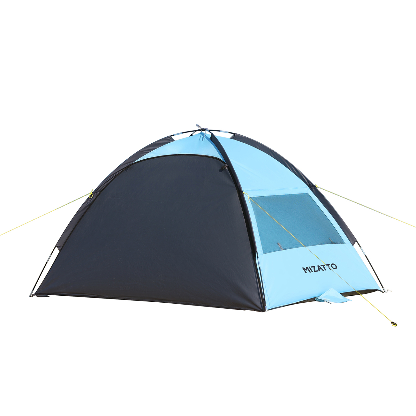 Mizatto 3 Person Beach Tent with uv Protection Instant Sun Shelter for Outdoor Fun