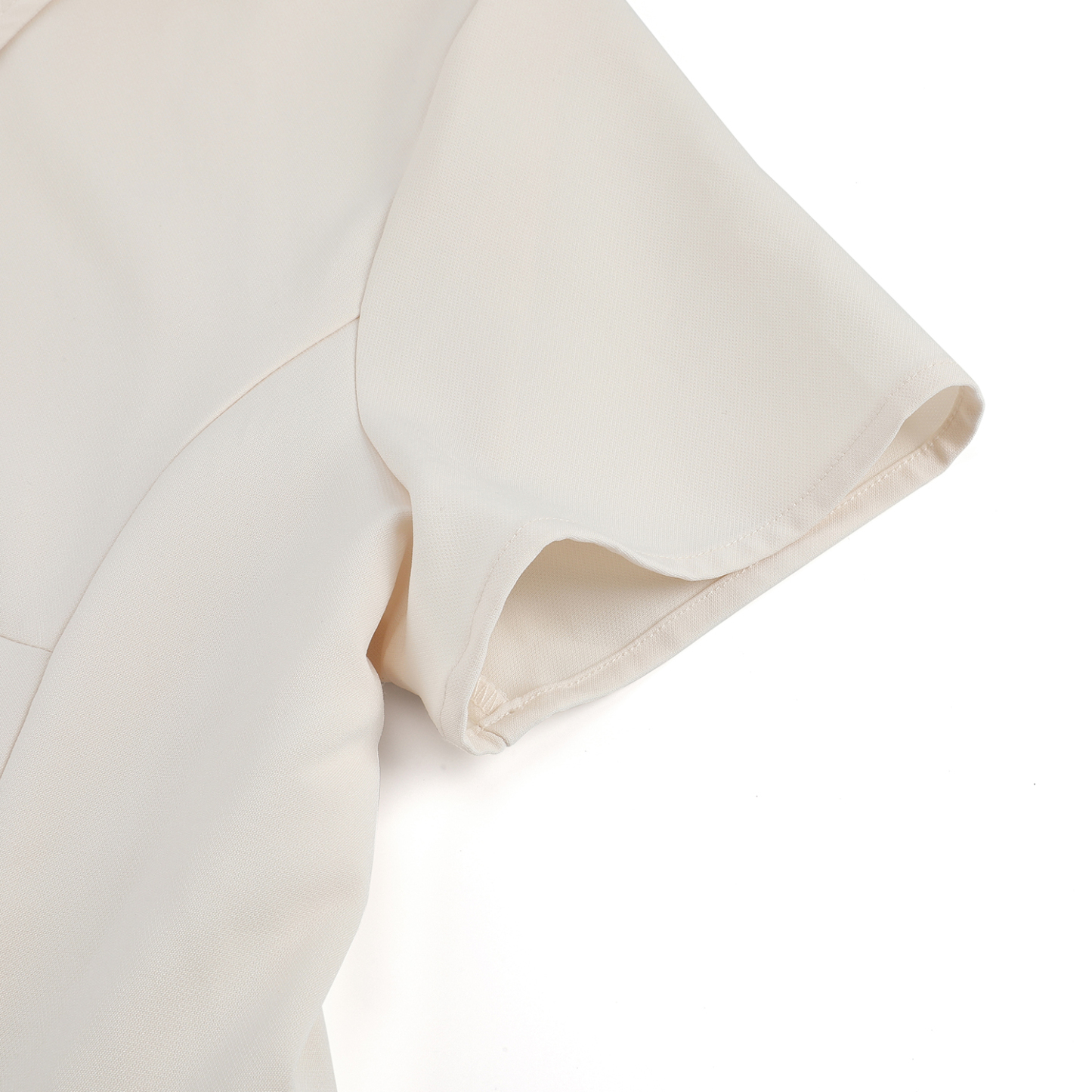 Mommore K Belted Shirt Dresses for Womens Puff Sleeve Button Down A-line Dress
