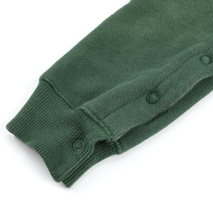 Mommore Green Knit Baby Bodysuit
