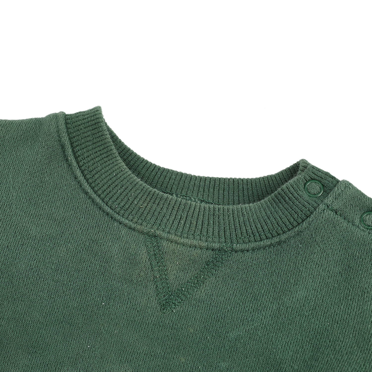 Mommore Green Knit Baby Bodysuit