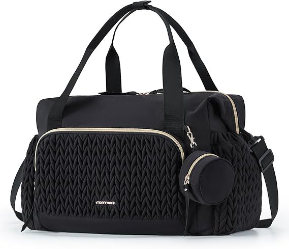 mommore Diaper Bag Tote Black
