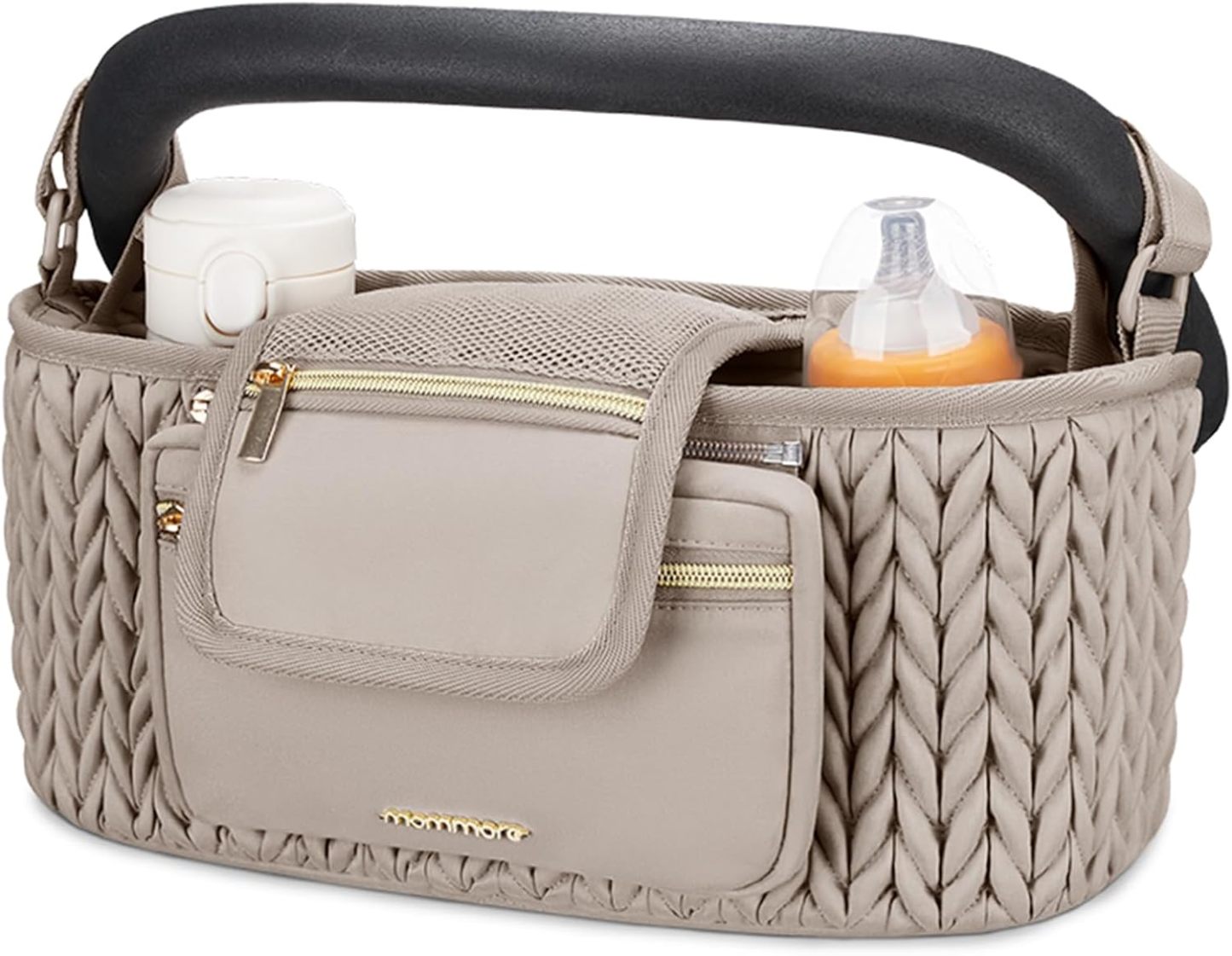 mommore Stroller Organizer Coffee Brown