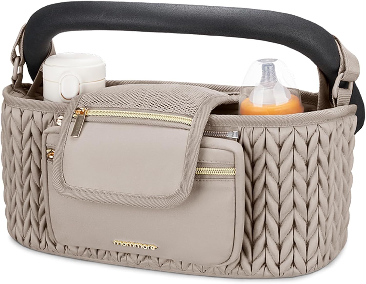 mommore Stroller Organizer Coffee Brown