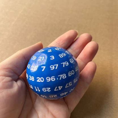 FREE Today: D100 Single Oversize Dice (Random Color) | Dungeons and Dragons
