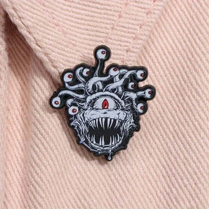 DND Horror Anime Pin Brooch