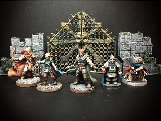 Delving Decor: Chaos Gate (Give away a Mystery Monster D&D RPG Figures Miniatures)