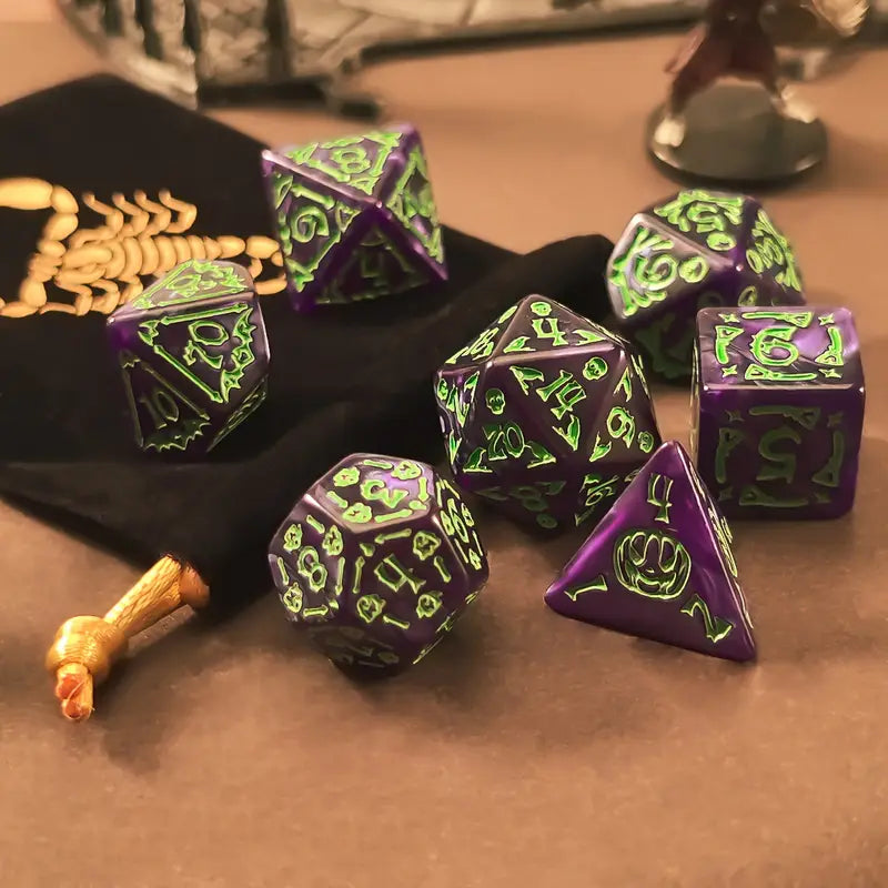 2025 NEW Halloween Pattern Dice Set