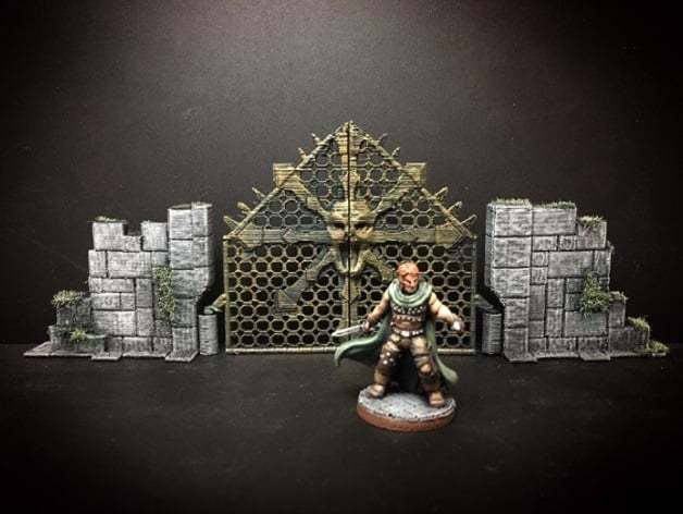 Delving Decor: Chaos Gate (Give away a Mystery Monster D&D RPG Figures Miniatures)