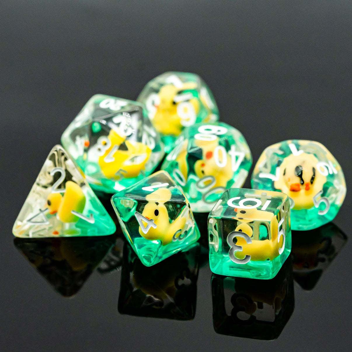 Duck Dice Set (Give away a Mystery Resin  Dice)