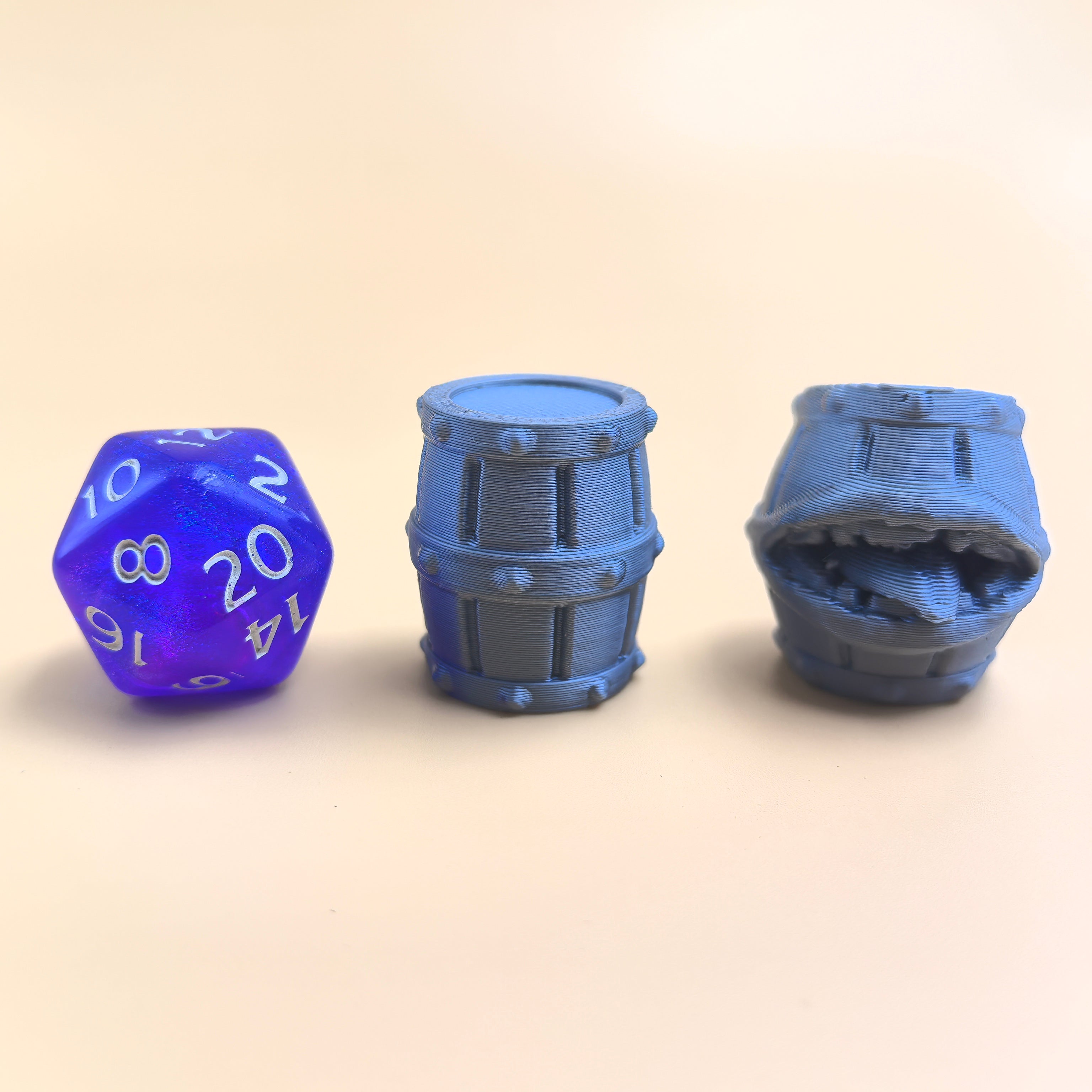 Barrell and mimic dungeon and dragon miniature