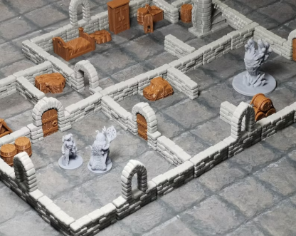 Dungeon Door | 28mm | Dungeons and Dragons Terrain | D&D Terrain