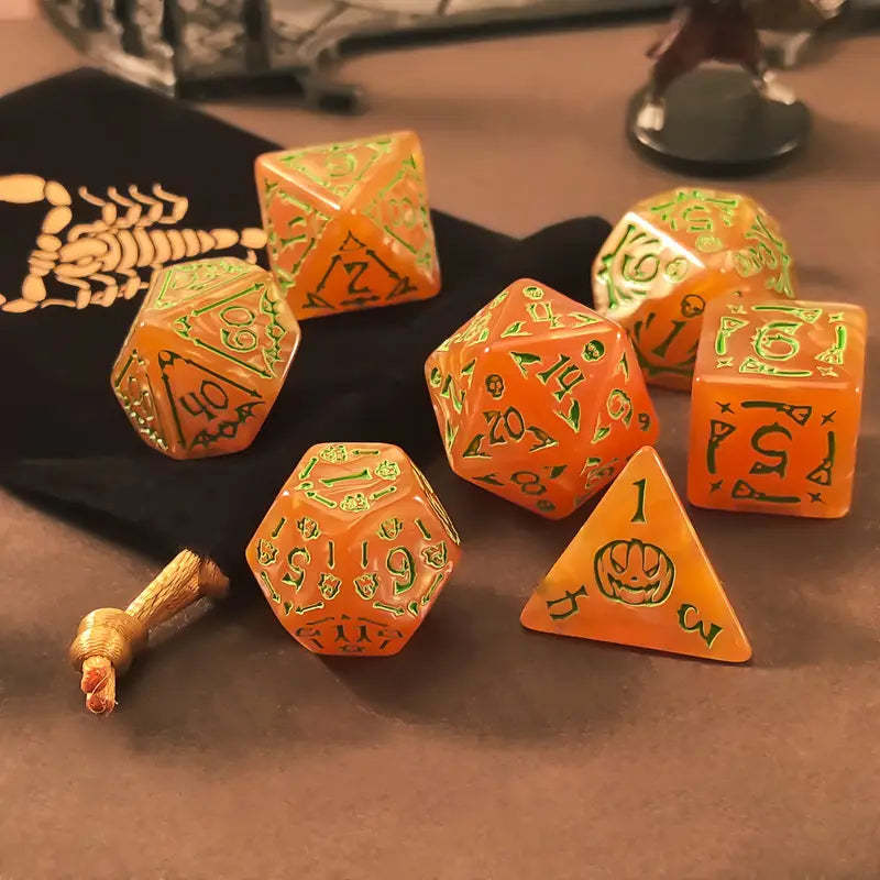 2025 NEW Halloween Pattern Dice Set
