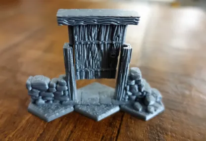 Gloomhaven Open and Closed Door Dungeon Terrain- D&D - Tabletop Gaming