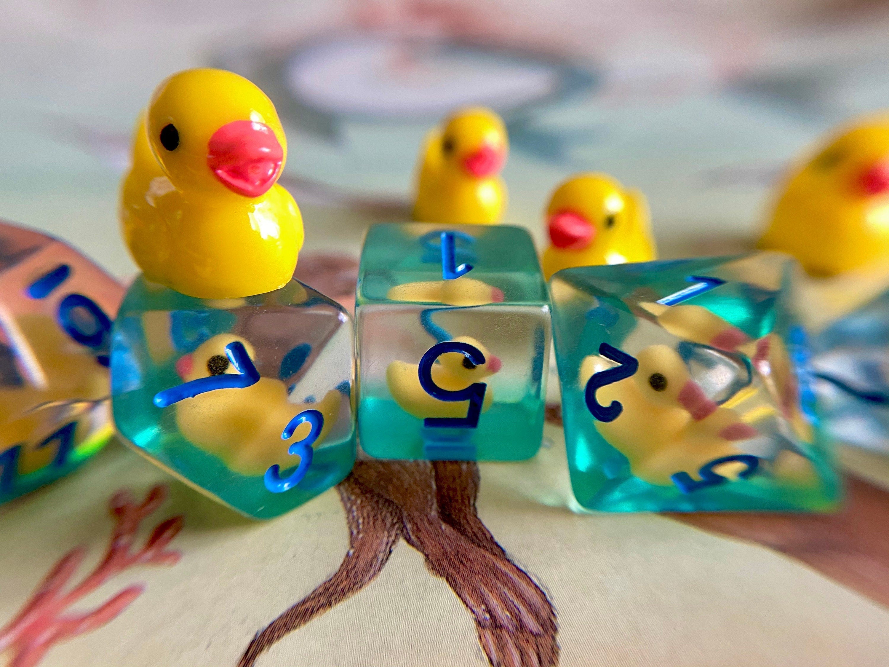 Duck Resin Dice Set (Give away a random Resin  Dice)