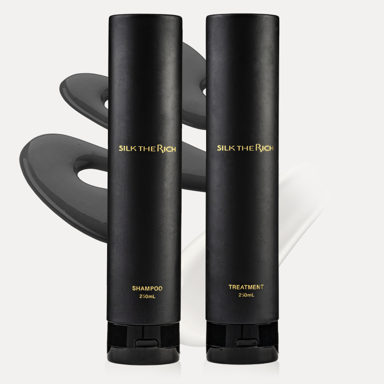 Black - Shampoo & Treatment (Conditioner) – SILK THE RICH