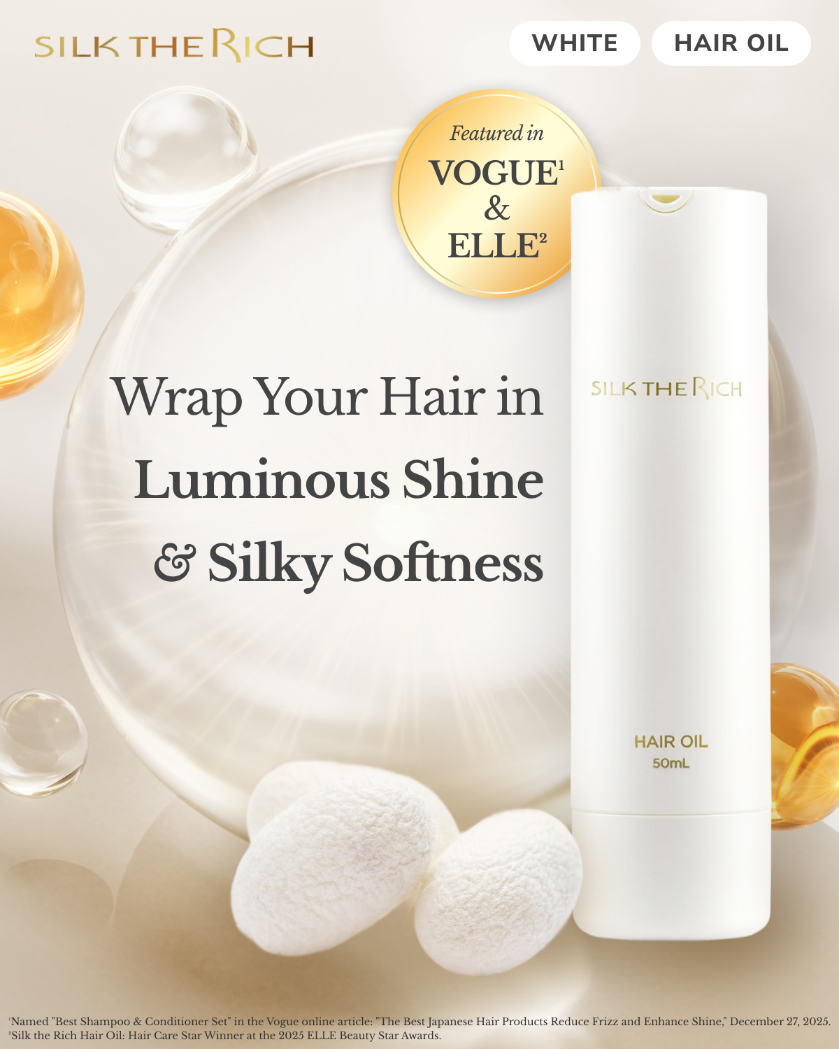 White - Hair Oil 