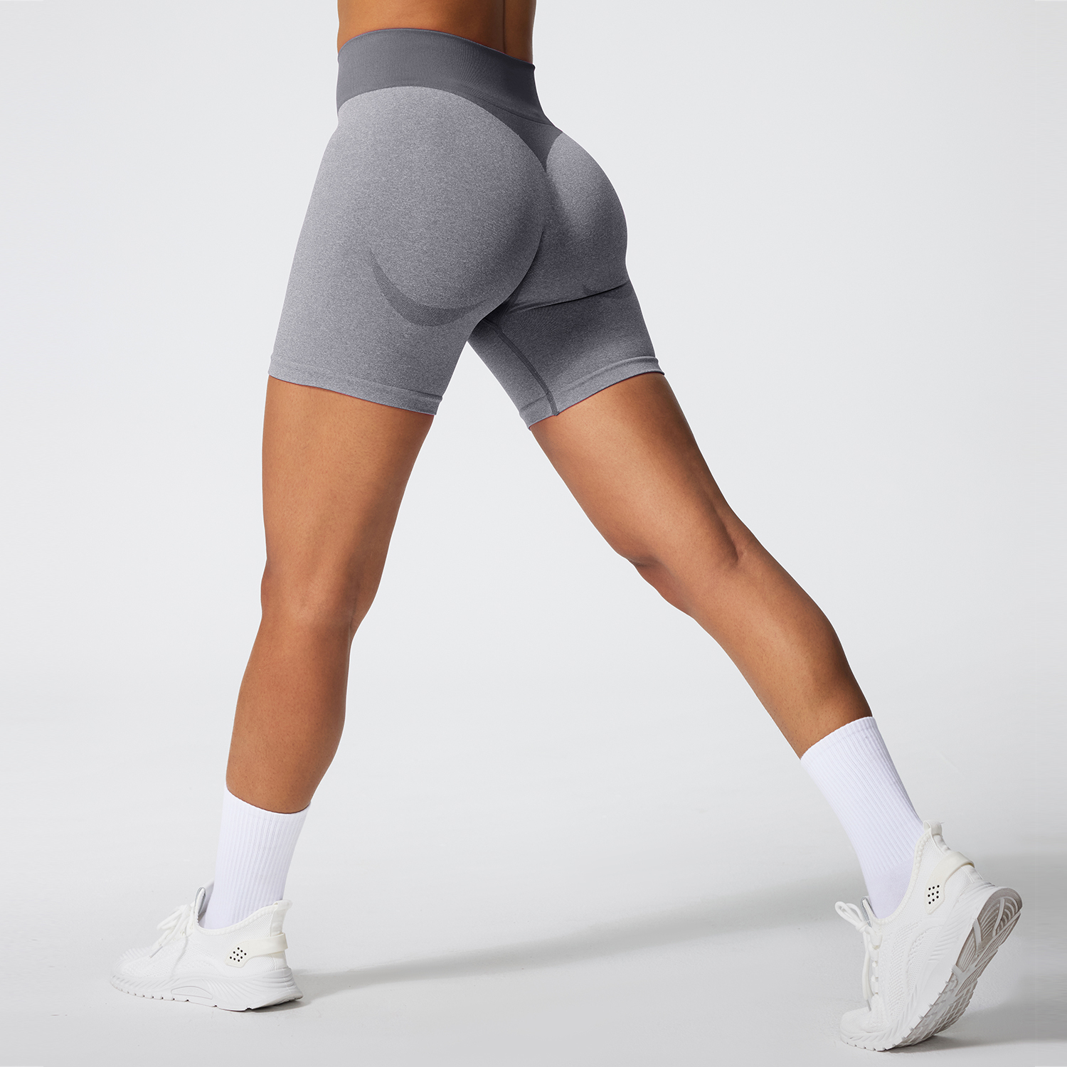 Vibecurve®Seamless Knit Running Yoga Shorts