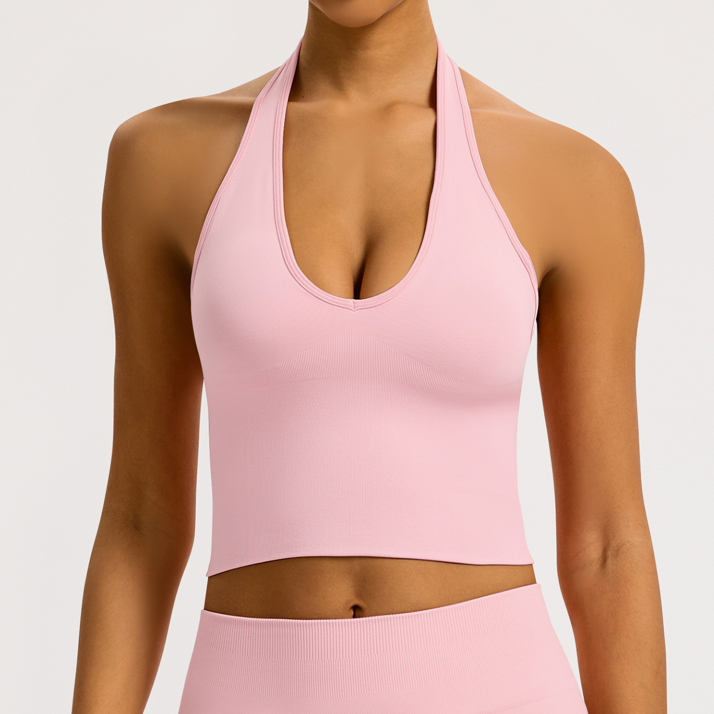 Vibecurve® Breathable Back-Enhancing Halterneck Yoga Bra