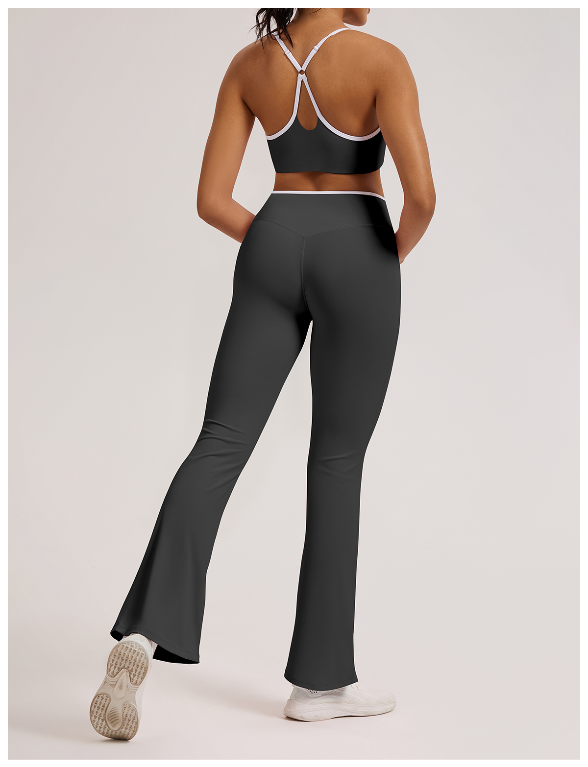 Vibecurve®Contrast Color Hollow Nude Yoga Bra